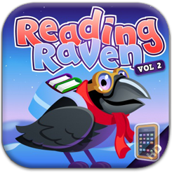 Reading Raven Vol 2 learning to read app educational games