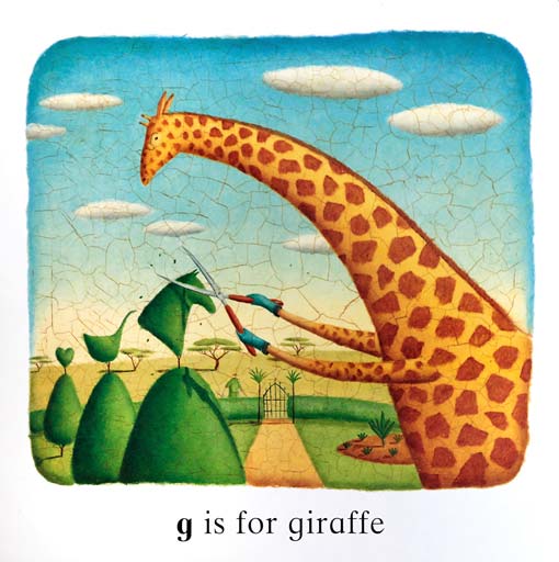 ALPHABET Childrens ABC giraffe